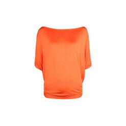 Bluzki Guess -. Pomarańczowe bluzki damskie Guess, z aplikacjami, bez kołnierzyka, bez rękawów. Za 219,00 zł.
