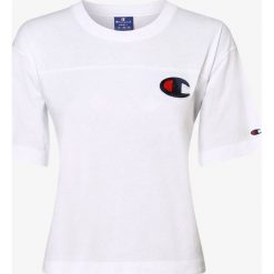 Champion - T-shirt damski, biały. Białe t-shirty damskie Champion, xs, z aplikacjami, z bawełny, bez kołnierzyka. Za 159,95 zł.