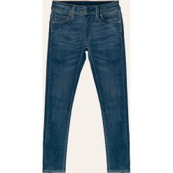 G-Star Raw - Jeansy dziecięce 128-164 cm. Niebieskie jeansy dziewczęce G-Star RAW, bez wzorów, z elastanu, retro. Za 259,90 zł.