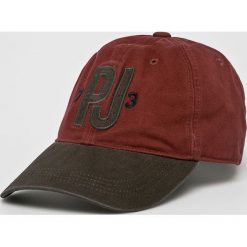 Pepe Jeans - Czapka. Brązowe czapki z daszkiem męskie Pepe Jeans. Za 99,90 zł.