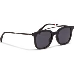 Okulary przeciwsłoneczne TOMMY HILFIGER - 1515/S Black 807/1. Czarne okulary przeciwsłoneczne męskie TOMMY HILFIGER, z tworzywa sztucznego. W wyprzedaży za 389,00 zł.