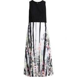Coast BAILEY PRINT PLEATED DRESS Długa sukienka multi. Szare długie sukienki marki Coast, z materiału, z długim rękawem. Za 879,00 zł.