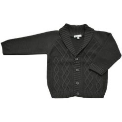 EKO Sweter Chłopięcy 128 Ciemnoszary. Czarne swetry chłopięce marki EKO, z bawełny. Za 85,00 zł.