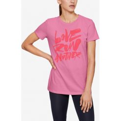 Under Armour Love Run Another Koszulka Różowy. Różowe koszulki damskie Under Armour, l, z nadrukiem, z bawełny, bez kołnierzyka. Za 137,95 zł.