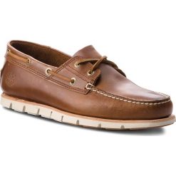 Mokasyny TIMBERLAND - Tidelands 2 Eye A1BHL Md Brn. Pomarańczowe mokasyny męskie Timberland, ze skóry, klasyczne. W wyprzedaży za 379,00 zł.