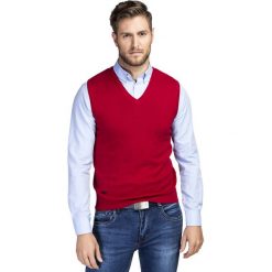 Sweter EMILIANO SWT000054. Brązowe swetry klasyczne męskie marki Giacomo Conti, na jesień, m, z wełny. Za 149,00 zł.