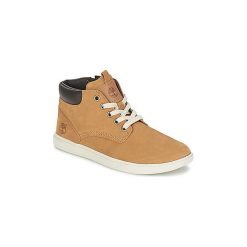 Buty Dziecko Timberland GROVETON LEATHER CHUKKA. Brązowe trampki chłopięce marki Timberland. Za 258,30 zł.