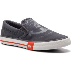Tenisówki HELLY HANSEN - Copenhagen Slip-On Shoe 114-84.964 Magnet/Cherry Tomato/Off White. Szare półbuty męskie Helly Hansen, bez wzorów, z gumy, bez zapięcia. Za 239,00 zł.