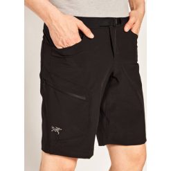Szorty materiałowe Arc'teryx Lefroy 17518. Czarne spodenki i szorty męskie Arc'teryx, m, bez wzorów, z elastanu. W wyprzedaży za 229,00 zł.