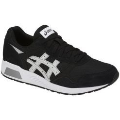 Asics Asics Lyte-Trainer H8K2L-9096 48 Czarne. Czarne buty sportowe męskie marki Asics, ze skóry. W wyprzedaży za 299,99 zł.