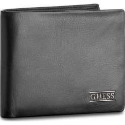 Portfele męskie: Duży Portfel Męski GUESS – New Boston Slg SM4013 LEA27 BLA