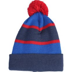 Czapka "Kingo" w kolorze niebieskim. Niebieskie czapeczki niemowlęce z materiału. W wyprzedaży za 35,95 zł.