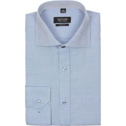 Koszula spello 1989 długi rękaw slim fit niebieski. Niebieskie koszule męskie na spinki marki TRIBORD, m, z bawełny. Za 29,99 zł.