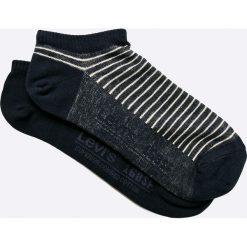 Levi's - Skarpety (2-pack). Niebieskie skarpetki męskie marki Levi's®, bez wzorów, z elastanu. Za 29,90 zł.