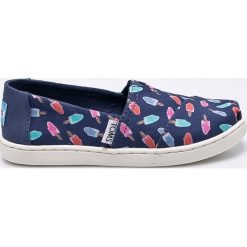 Toms - Tenisówki dziecięce Classic. Szare trampki dziewczęce marki Toms, z materiału. W wyprzedaży za 139,90 zł.