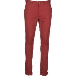 Spodnie chino - Skinny fit - w kolorze czerwonym. Czerwone bez kategorii Ben Sherman, w paski, z materiału. W wyprzedaży za 173,95 zł.