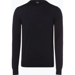 BOSS Casual - Sweter męski z dodatkiem kaszmiru – Kuasivos, niebieski. Swetry męskie BOSS Casual. Za 499,95 zł.