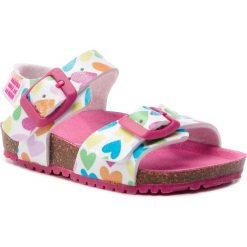 Sandały AGATHA RUIZ DE LA PRADA - 192981 A/Blanco. Białe sandały dziewczęce Agatha Ruiz de la Prada, ze skóry ekologicznej, bez zapięcia. W wyprzedaży za 159,00 zł.