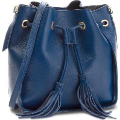Torebka CREOLE - K10540 Granat. Niebieskie torebki klasyczne damskie Creole, bez wzorów, ze skóry, bez dodatków. W wyprzedaży za 159,00 zł.
