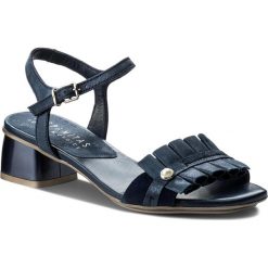 Sandały HISPANITAS - Samoa-4 HV86674 Jeans. Niebieskie klapki damskie marki Hispanitas, z aplikacjami, z jeansu, bez obcasa, na obcasie. W wyprzedaży za 289,00 zł.