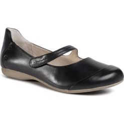 Baleriny JOSEF SEIBEL - Fiona 62 87262 971 100 Schwarz. Czarne baleriny damskie Josef Seibel, bez wzorów, ze skóry, klasyczne, bez obcasa. Za 319,00 zł.