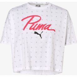 Puma - T-shirt damski, biały. Białe t-shirty damskie Puma, m, bez wzorów, sportowe, bez kołnierzyka. Za 119,95 zł.