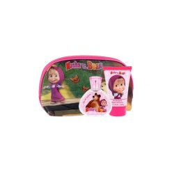 Kosmetyczki męskie: Disney Masha and The Bear zestaw Edt 50 ml + Żel pod prysznic 100 ml + Kosmetyczka