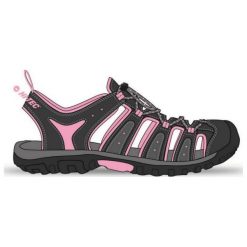 Hi-tec Sandały I Klapki Eritio Wo's Pink/ Carbon Grey/ Dark Grey r. 36. Różowe klapki damskie marki Hi-tec. Za 89,59 zł.