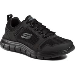 Buty SKECHERS - Knockhill 232001/BBK Black. Czarne buty sportowe męskie Skechers, ze skóry, bez zapięcia, na fitness i siłownię. W wyprzedaży za 189,00 zł.