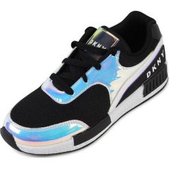 Dkny - Buty dziecięce. Białe trampki chłopięce DKNY, bez wzorów, z gumy, sportowe, z okrągłym noskiem, na sznurówki. Za 559,90 zł.