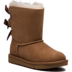 Buty UGG - T Bailey Bow II 1017394T T/Che. Pomarańczowe śniegowce dziewczęce Ugg, bez zapięcia. Za 669,00 zł.