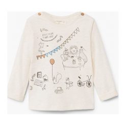 Bluzy dziewczęce: Mango Kids – Bluza dziecięca 62-80 cm