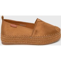 Answear - Espadryle Super Woman. Czarne espadryle damskie marki ANSWEAR, bez wzorów, z gumy, bez obcasa, na platformie. Za 119,90 zł.