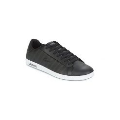 Buty Lacoste GRADUATE 318 1. Czarne trampki męskie marki Lacoste, bez wzorów, bez zapięcia. Za 351,20 zł.
