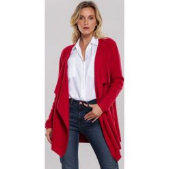 Bordowy Kardigan Mae. Czerwone swetry damskie other, xl, bez wzorów. Za 89,99 zł.