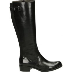 Kozaki - 4152 ICE NERO. Czarne buty zimowe damskie Venezia, ze skóry. Za 599,00 zł.