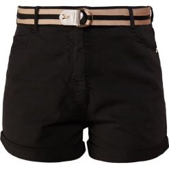 Bermudy damskie: Patrizia Pepe PANTALONI TROUSERS Szorty jeansowe nero