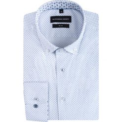Koszula SIMONE KDBS000582. Białe koszule męskie Giacomo Conti, na jesień, m, bez wzorów, z elastanu, button down, z długim rękawem. Za 149,00 zł.