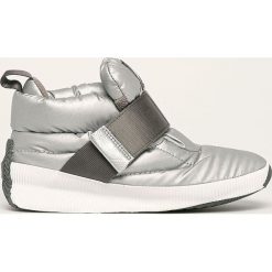 Sorel - Śniegowce Out N AboutPuffy. Szare śniegowce damskie Sorel, z gumy, bez zapięcia. Za 549,90 zł.