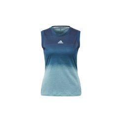 Topy na ramiączkach / T-shirty bez rękawów adidas Top Parley. Niebieskie topy damskie Adidas, s, bez wzorów, bez kołnierzyka. Za 139,30 zł.