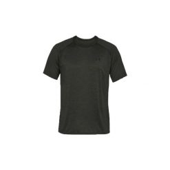 T-shirty z krótkim rękawem Under Armour Tech 2.0 Short Sleeve 1326413-357. Czarne t-shirty męskie Under Armour, xs, bez wzorów, bez kołnierzyka, krótkie. Za 79,99 zł.