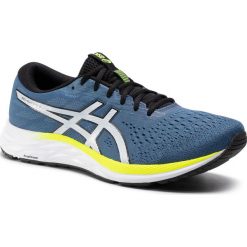 Buty ASICS - Gel-Excite 7 1011A657 Grand Shark/Black. Niebieskie buty sportowe męskie Asics, z tworzywa sztucznego, bez zapięcia, do biegania. Za 339,00 zł.