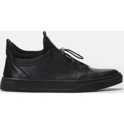 Czarne sneakersy męskie. Czarne sneakersy męskie Kazar, na sznurówki. Za 469,00 zł.
