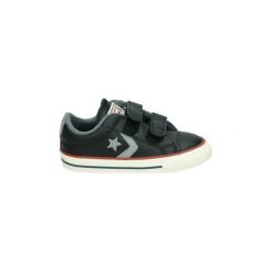 Buty Dziecko Converse 758155. Czarne trampki dziewczęce Converse, bez wzorów, bez zapięcia. Za 179,40 zł.