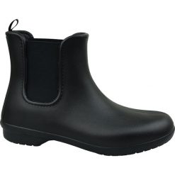 Crocs Freesail Chelsea Boot W 204630-060. Czarne kalosze damskie Crocs, bez wzorów, z materiału. W wyprzedaży za 179,99 zł.