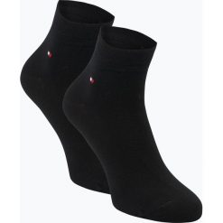 Tommy Hilfiger - Skarpety męskie pakowane po 2 szt., czarny. Czarne skarpetki męskie TOMMY HILFIGER, bez wzorów, z bawełny. Za 49,95 zł.