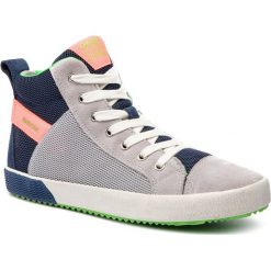Sneakersy GEOX - J Alonisso B.H J922CH 01422 C1040 D Grey/Fluo Orange. Szare trampki chłopięce Geox, bez wzorów, ze skóry, bez zapięcia. W wyprzedaży za 189,00 zł.