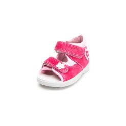 Superfit Girls Sandały Polly pink kombi (średnie) - Gr.Moda (6 - 24 miesięcy ). Różowe buciki niemowlęce chłopięce marki Superfit, ze skóry. Za 209,00 zł.