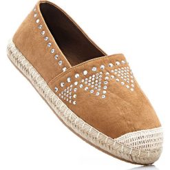 Espadryle bonprix koniakowy. Białe espadryle damskie marki bonprix. Za 49,99 zł.