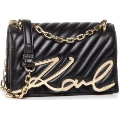 Torebka KARL LAGERFELD - 201W3108 Black/Gold. Czarne torebki klasyczne damskie KARL LAGERFELD, bez wzorów, ze skóry, wizytowe, bez dodatków. Za 1569,00 zł.
